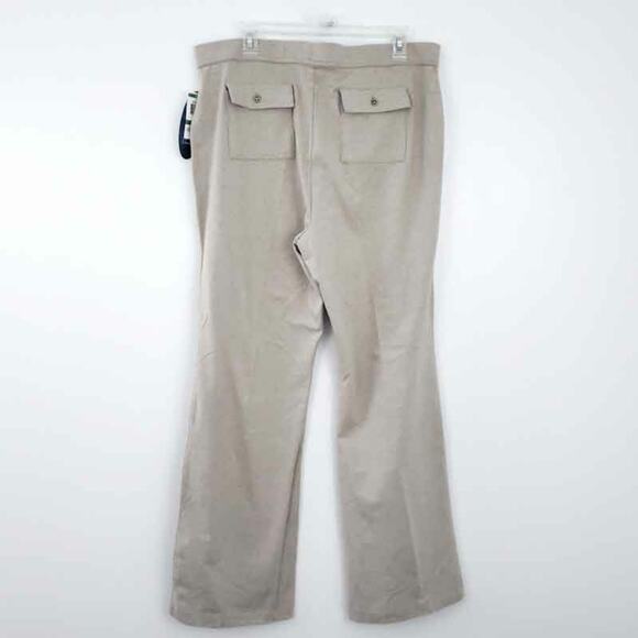 New Charter Club Lounge Pants Tan, Pull On, Elastic Waist Size Large WFH Comfy - Picture 2 of 4